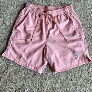 Pink Nike Woven Lined Shorts
